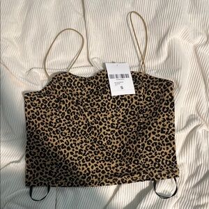 NWT women’s Forever 21 Leopard Print Women's Top